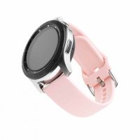 Samsung Galaxy Watch 22mm Armband Silicone Strap Rosa