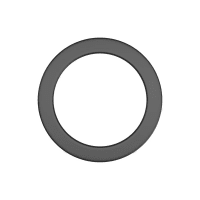 MagPlate Magnetic Sticker MagSafe Svart