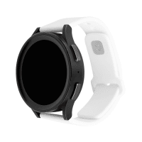 Samsung Galaxy Watch 22mm Armband Silicone Sporty Strap Vit