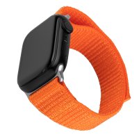 Apple Watch Ultra 1/2 49mm Armband Nylon Sporty Strap Orange