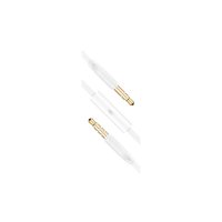 Kabel AUX 3.5mm med Mikrofon 1m Vit