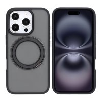 iPhone 16 Pro Skal Roterbart MagSafe Stativ Svart