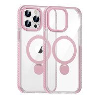 iPhone 14 Pro Max Skal Ringstativ MagSafe Rosa