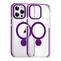 iPhone 15 Pro Skal Ringstativ MagSafe Lila
