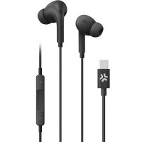 Trådade Hörlurar UP1200 In-Ear USB-C Svart