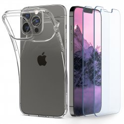 iPhone 13 Pro Skal med Skärmskydd Crystal Pack Crystal Clear