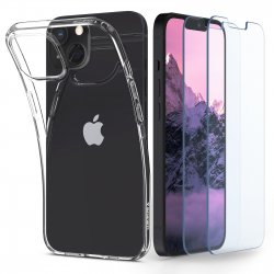 iPhone 13 Skal med Skärmskydd Crystal Pack Crystal Clear