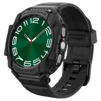 Samsung Galaxy Watch Ultra Armband och Skal Rugged Armor Pro Matte Black