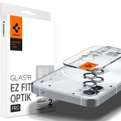 Nothing Phone (1) Kameralinsskydd GLAS.tR EZ Fit Optik Pro 2-pack Silver