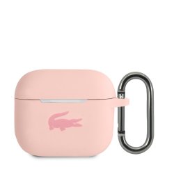 AirPods 3 Skal Liquid Silicone Glossy Logo Rosa