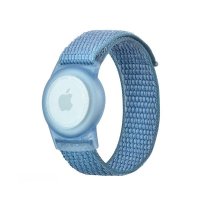 AirTag Armband Nylon Blå