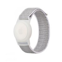 AirTag Armband Nylon Grå