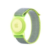 AirTag Armband Nylon Grön