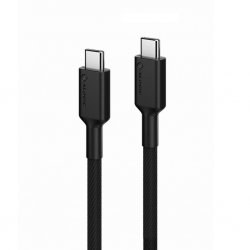 USB-C till USB-C laddkabel Elements PRO 5A Svart 2m