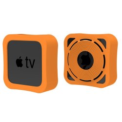 Apple TV 4K 2021 Skal Silikon Orange