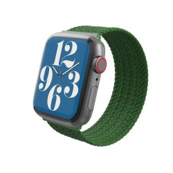 Apple Watch 42/44/45mm/Apple Watch Ultra Armband Braided Watch Band Large Forest Green