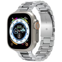 Apple Watch 44/45/46mm/Ultra 49mm Armband Modern Fit 316L Silver