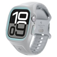 Apple Watch 46mm (Series 10/11) Skal med Armband Liquid Air Pro Grå