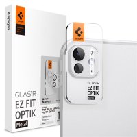 iPad Pro 11 (M4/M5)/iPad Pro 13 (M4/M5) Kameraskydd Glas.tR EZ Fit Optik Metal Silver