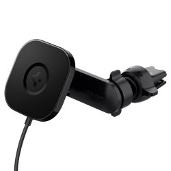 Bilhållare OneTap Magnetic Car Mount Air Vent Wireless Charging Svart