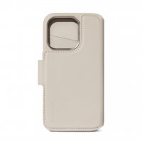 iPhone 15 Pro Fodral Leather Detachable Wallet Clay