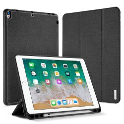 Domo Series Fodral till iPad Air 2019 / iPad Pro 10.5 Tyg TPU Tri-fold Svart
