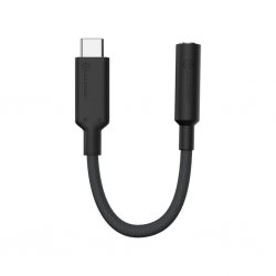Elements PRO 10cm USB-C to 3.5mm Audio Adapter Black
