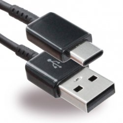 EP-DW700CBE Data- och Laddningskabel USB till USB Type-C 1.5m Svart