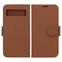 Google Pixel 8a Fodral med Stativ Brun