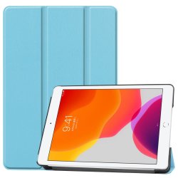 iPad 10.2 (gen 7/8/9) Etui Foldelig Smart Lyseblå