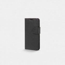 iPhone 12/iPhone 12 Pro Fodral Leather Wallet Löstagbart Skal Svart