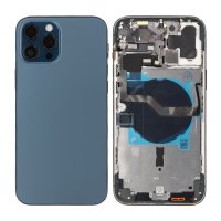 iPhone 12 Pro Max Baksida med Komplett Ram OEM - Blå