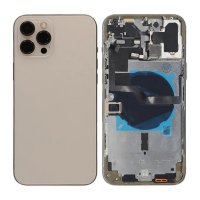 iPhone 12 Pro Max Baksida med Komplett Ram OEM - Guld