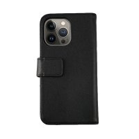 iPhone 12 Pro Max Fodral Äkta Läder Svart