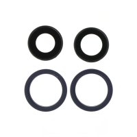 iPhone 13 Mini/13 Kameralins med Ram - Svart