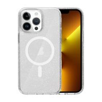 iPhone 13 Pro Max Skal Glitter MagSafe Transparent