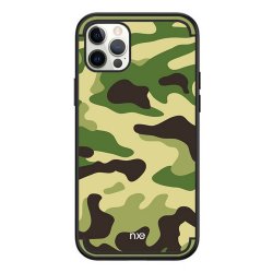 iPhone 13 Pro Skal Kamouflage Grön