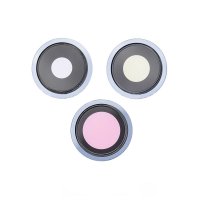 iPhone 13 Pro/13 Pro Max Kameralins med Ram - Blå