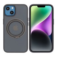 iPhone 13/iPhone 14 Skal Roterbart MagSafe Stativ Svart