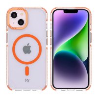 iPhone 13/iPhone 14 Skal TPU MagSafe Orange