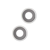 iPhone 14 Kameralins med Ram - Sliver