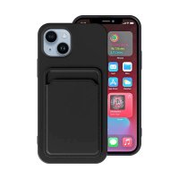 iPhone 14 Skal Korthållare Svart