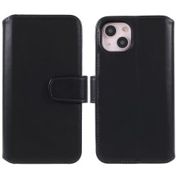 iPhone 14 Plus Fodral Essential Leather Raven Black