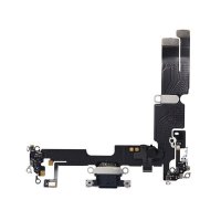 iPhone 14 Plus Laddkontakt med Flexkabel Original - Svart
