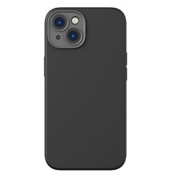 iPhone 14 Plus Skal Liquid Silica Gel MagSafe Svart