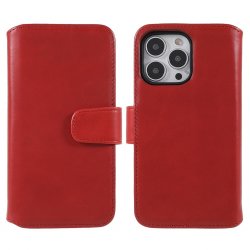 iPhone 14 Pro Max Fodral Essential Leather Poppy Red