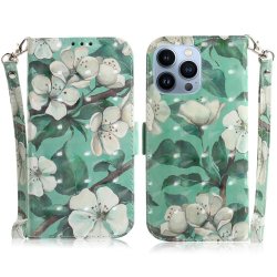 iPhone 14 Pro Max Fodral Motiv Vita Blommor