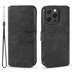 iPhone 14 Pro Max Fodral Retro Svart