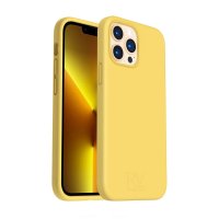 iPhone 14 Pro Max Skal Silikon Gul