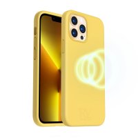 iPhone 14 Pro Max Skal Silikon MagSafe Gul